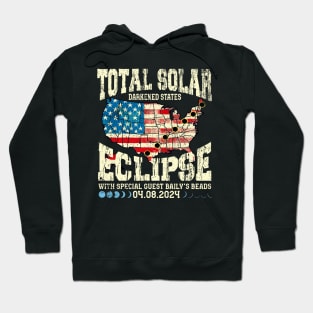 Total Solar Eclipse Totality April 8, 2024 Great American Hoodie